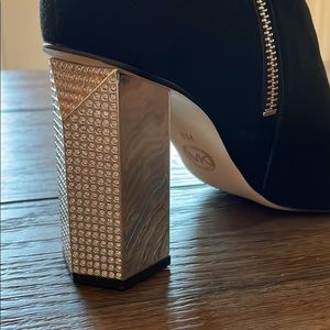 Black booties size 8